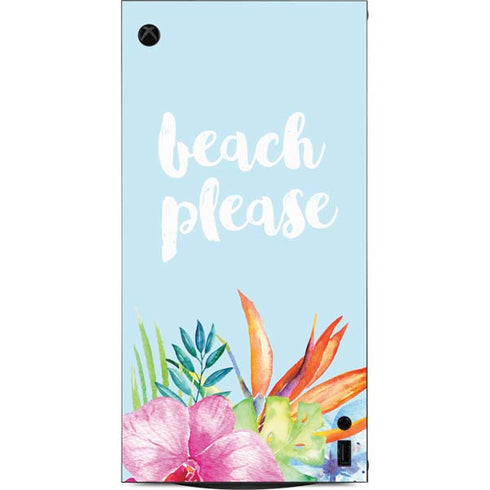 Beach Please XBox Series X Digital Edition Console Skin